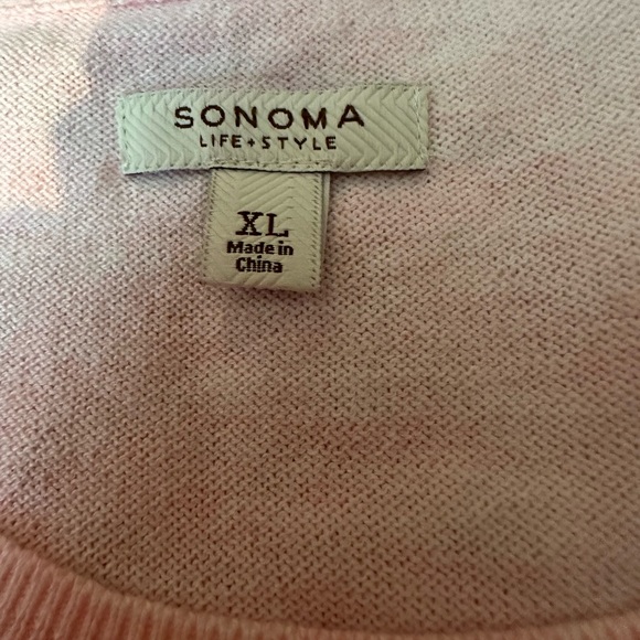 ♥️ UEC Sonoma Blush Knit Sweater 3/4 sleeves Lightweight - Picture 7 of 7